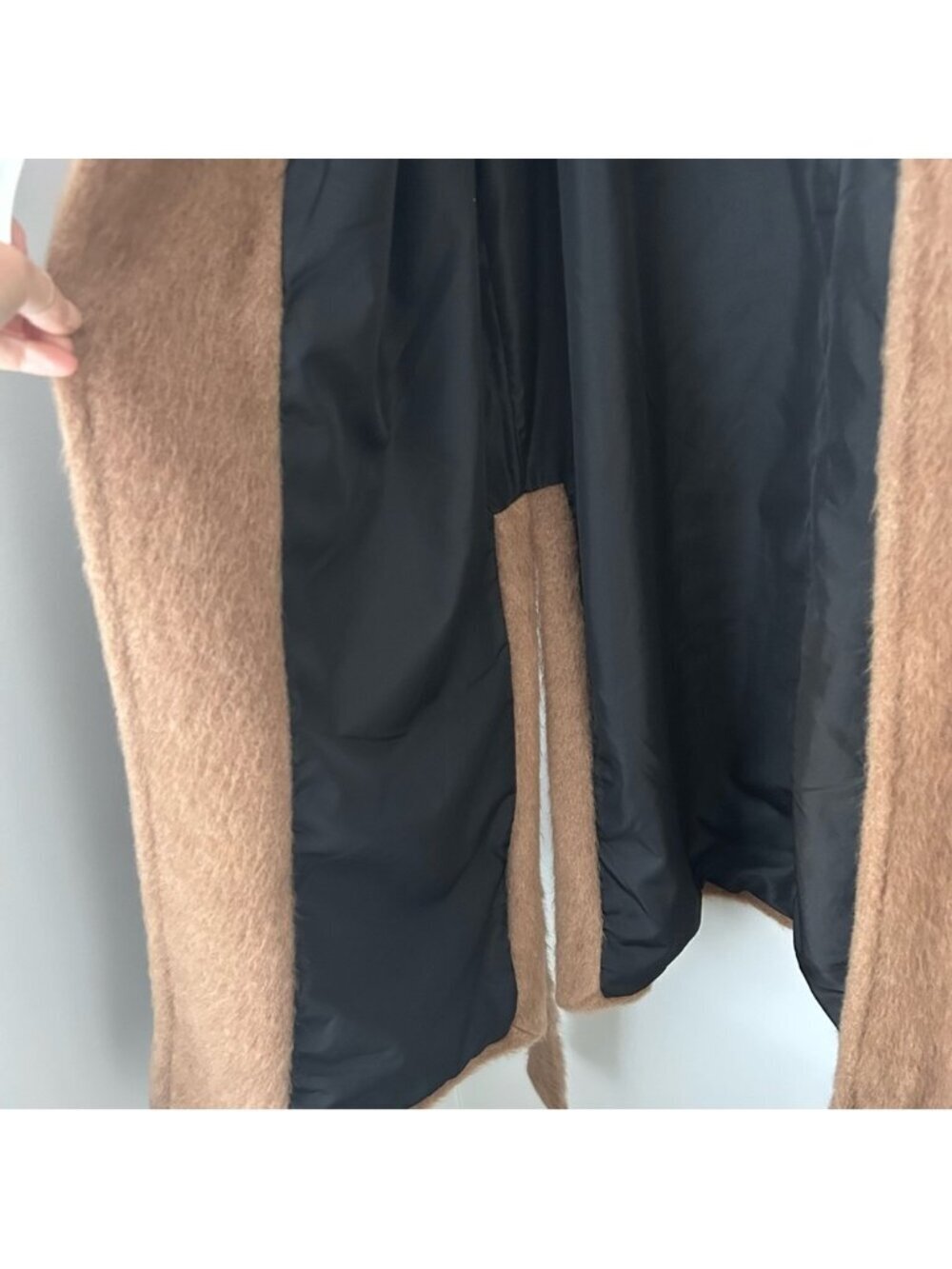 Zara Fuzzy Belted Robe Coat - Picture 9 of 10